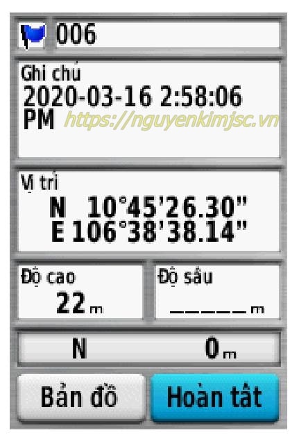 Máy định vị GPS cầm tay Garmin 64sx