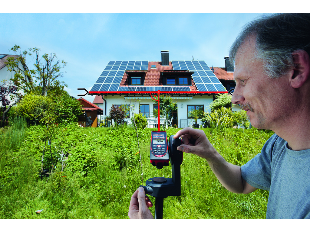 Sử dụng máy đo khoảng cách leica